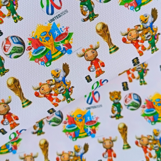 World Cup 004 Canvas Fabric Sheet