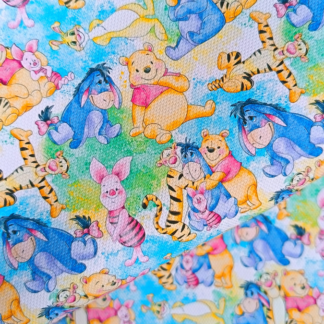 Pooh 010 Canvas Fabric Sheet