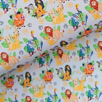 King 003 Canvas Fabric Sheet