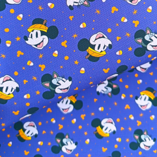 Disney Halloween 007 Canvas Fabric Sheet
