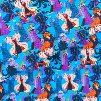 Disney Villains 009 Canvas Fabric Sheet