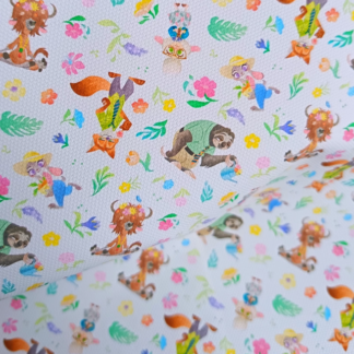 Disney Movies 006 Canvas Fabric Sheet