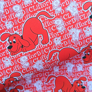 Red Dog 001 Canvas Fabric Sheet