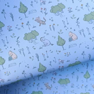 Pooh 023 Canvas Fabric Sheet