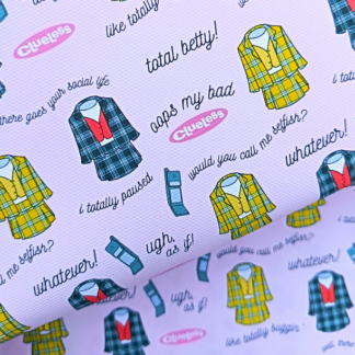 Clueless 001 Canvas Fabric Sheet