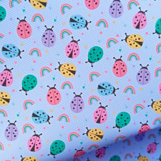 Bugs 008 Canvas Fabric Sheet