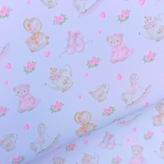 Little Cutie Collection 030 Canvas Fabric Sheet