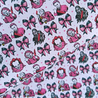 Horror Icons 001 Canvas Fabric Sheet