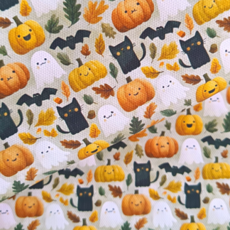 Halloween Cuties 001 Canvas Fabric Sheet