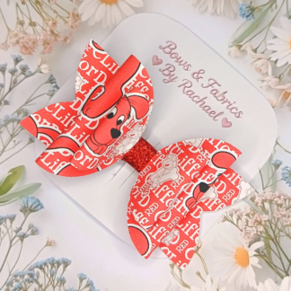 Red Dog 001 Hair Bow