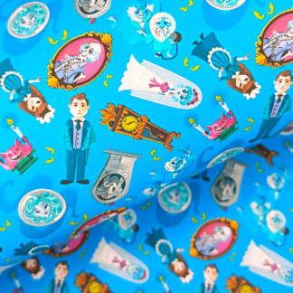 Haunted Mansion 001 Canvas Fabric Sheet