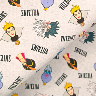 Disney Villains 008 Canvas Fabric Sheet