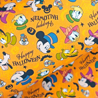 Disney Halloween 013 Canvas Fabric Sheet