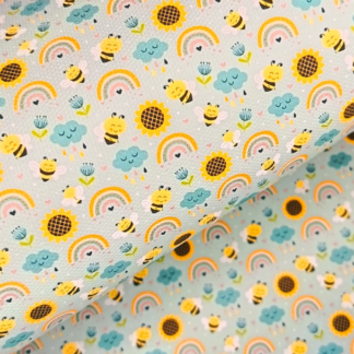 Bugs 007 Canvas Fabric Sheet