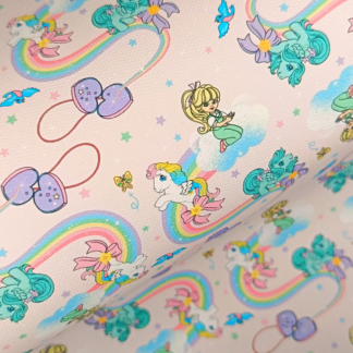 Pony Friends 010 Canvas Fabric Sheet