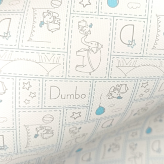 Disney Elephant 002 Canvas Fabric Sheet