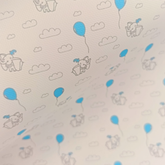Disney Elephant 001 Canvas Fabric Sheet