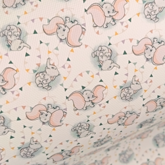 Disney Elephant 003 Canvas Fabric Sheet