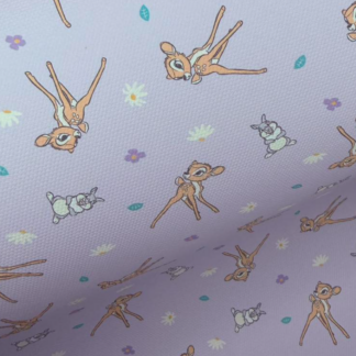 Disney Deer 001 Canvas Fabric Sheet