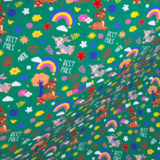 Disney Deer 004 Canvas Fabric Sheet