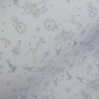 Disney Elephant 010 Canvas Fabric Sheet