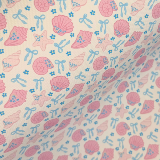 Seashells 001 Canvas Fabric Sheet