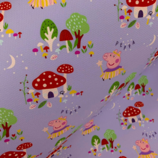 Pink Piggie 035 Canvas Fabric Sheet