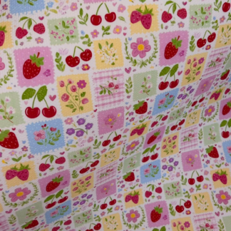 Flowers 066 Canvas Fabric Sheet