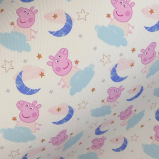 Pink Piggie 034 Canvas Fabric Sheet