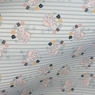 Disney Elephant 005 Canvas Fabric Sheet