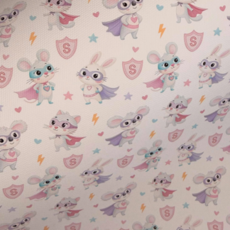 Super Animals 001 Canvas Fabric Sheet