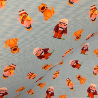Pixar Movies 018 Canvas Fabric Sheet