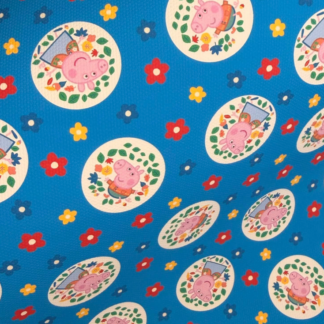 Pink Piggie 036 Canvas Fabric Sheet
