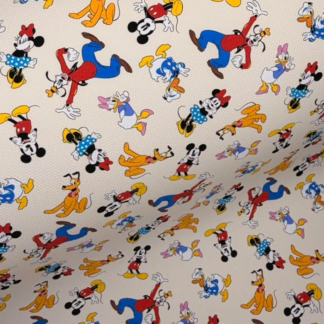 Clubhouse Friends 121 Canvas Fabric Sheet