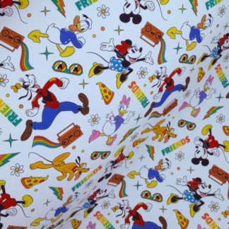 Clubhouse Friends 120 Canvas Fabric Sheet