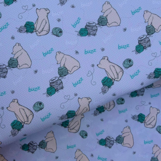 Pooh 021 Canvas Fabric Sheet