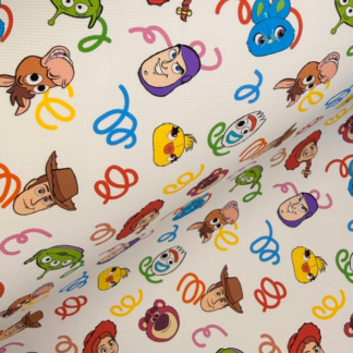 Pixar Movies 038 Canvas Fabric Sheet