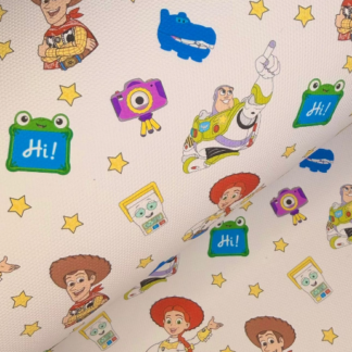 Pixar Movies 045 Canvas Fabric Sheet