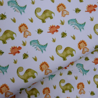 Dino 018 Canvas Fabric Sheet