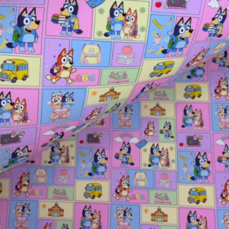 Blue Dog 050 Canvas Fabric Sheet