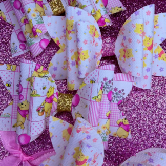 Pooh Hair Bow 4 Pack