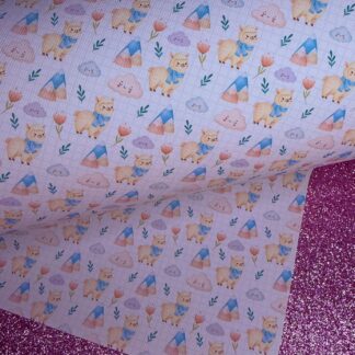 Llama 001 Canvas Fabric Sheet