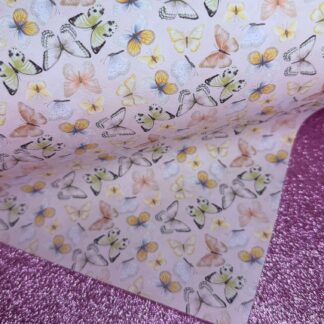 Butterflies 015 Canvas Fabric Sheet