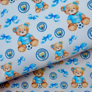 Man City 001 Canvas Fabric Sheet