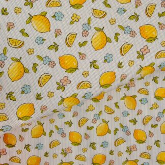 Lemons 002 Canvas Fabric Sheet
