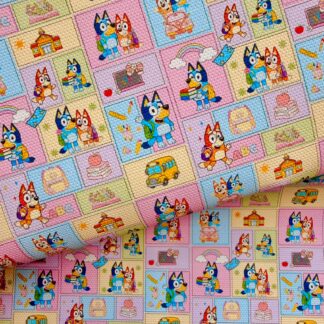 Blue Dog 050 Canvas Fabric Sheet