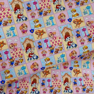 Rescue Pups 006 Canvas Fabric Sheet