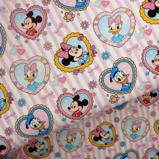 Clubhouse Friends 123 Canvas Fabric Sheet