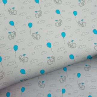 Disney Elephant 001 Canvas Fabric Sheet