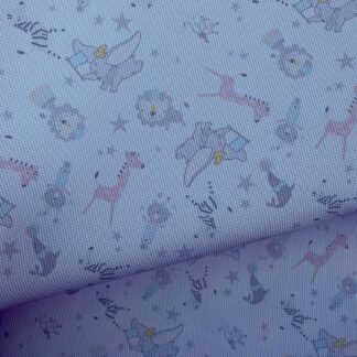 Disney Elephant 010 Canvas Fabric Sheet